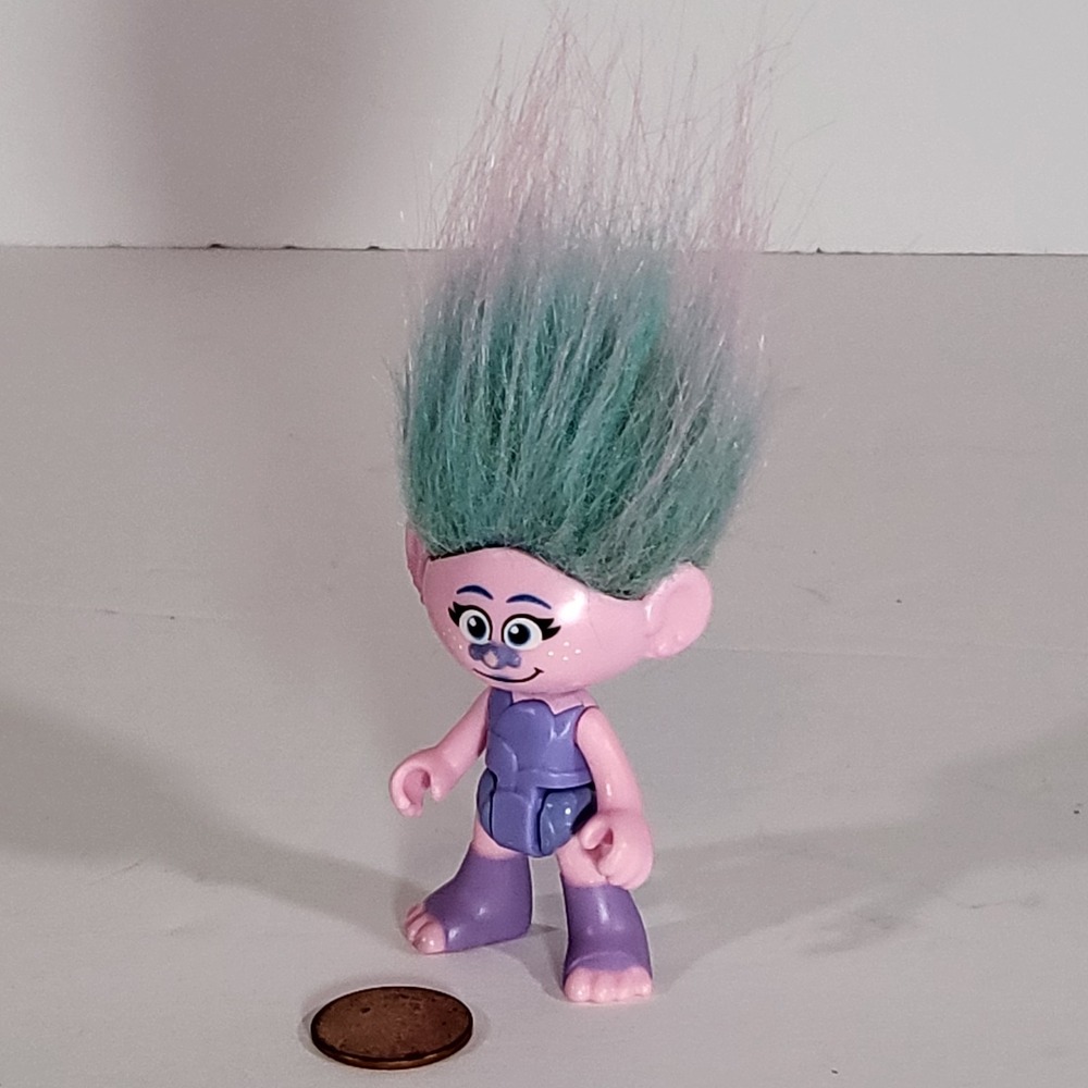 DreamWorks Trolls Branch 3" Figure Chenille Hair Fisher Price‎ Imaginext - Picture 2 of 5